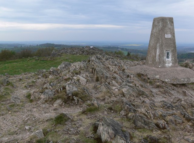 Beacon Hill summit in Leicestershire.